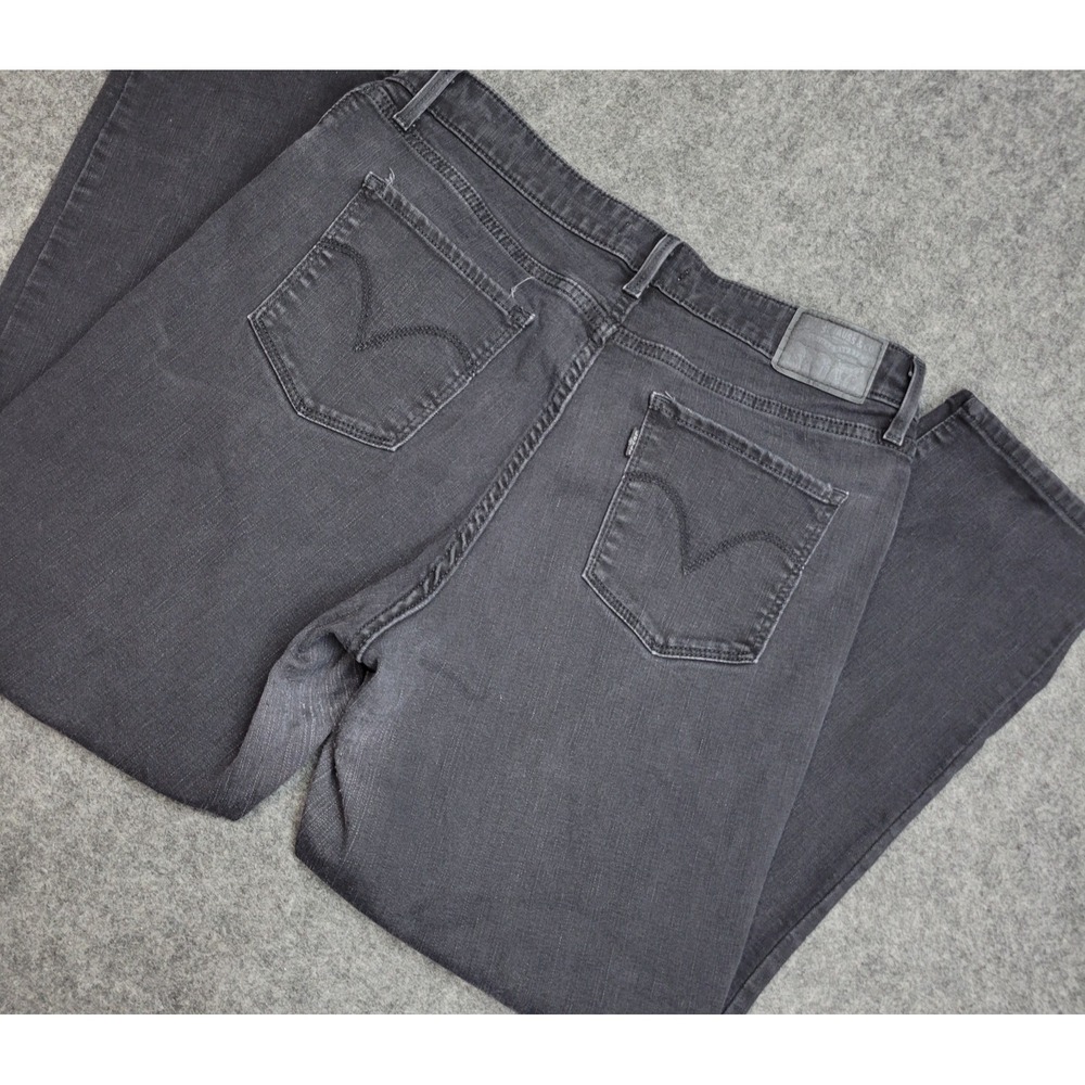 Levis Jeans Womens 16S‎ Black Denim Streetwear Classic Fit Mid Rise Skinny Leg